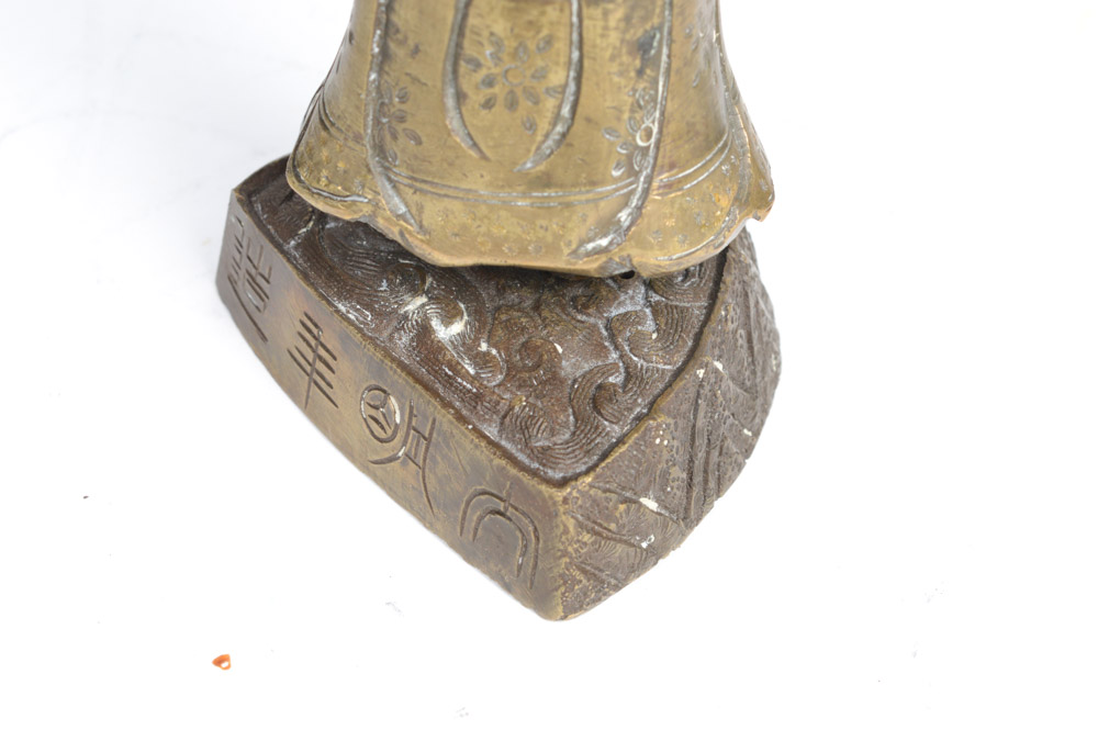 Early 20th Century Brass Daoist Immortals Figures