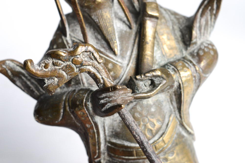 Early 20th Century Brass Daoist Immortals Figures