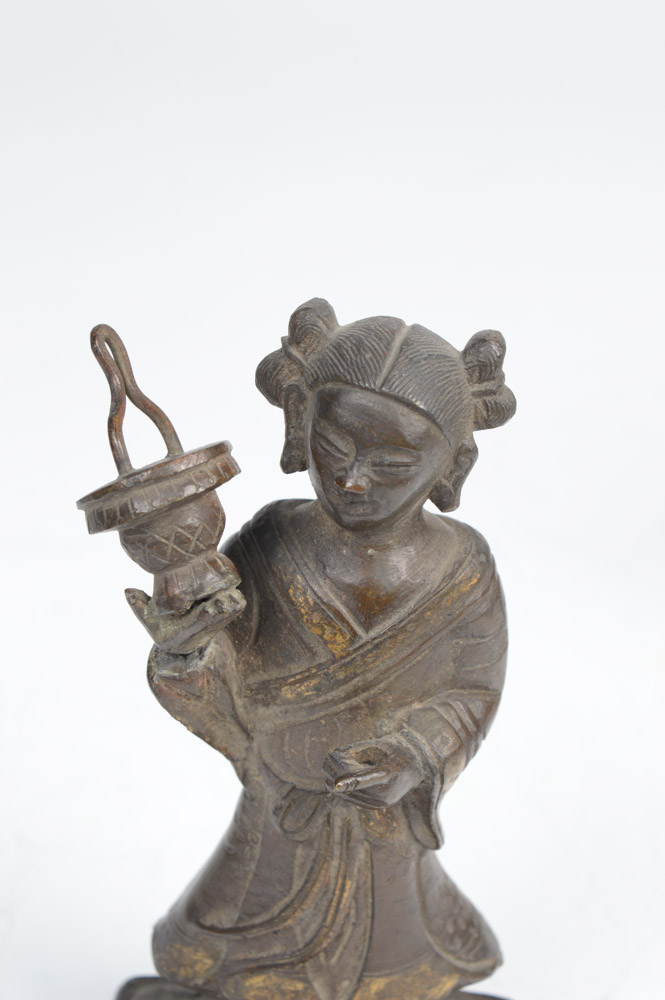 Early 20th Century Brass Daoist Immortals Figures