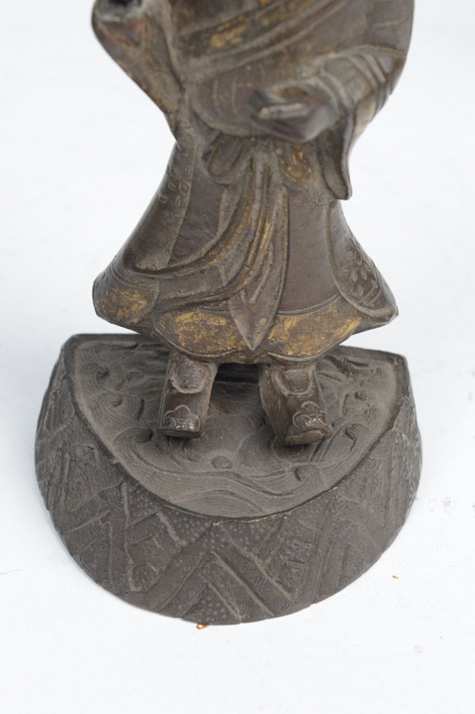 Early 20th Century Brass Daoist Immortals Figures