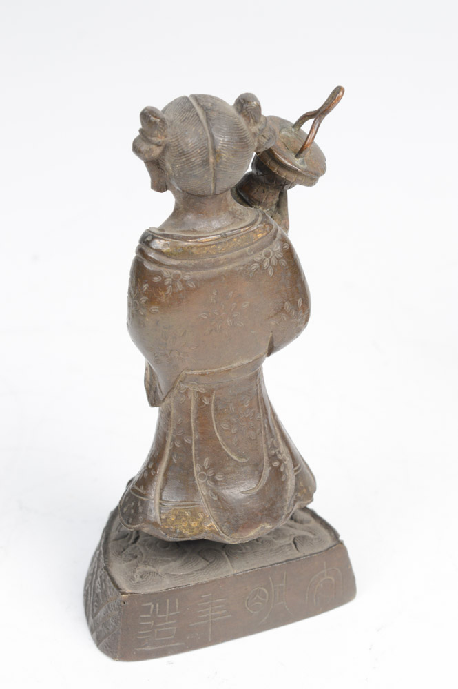 Early 20th Century Brass Daoist Immortals Figures