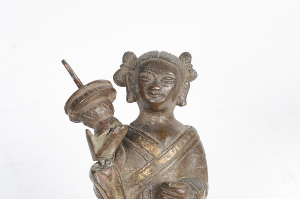 Early 20th Century Brass Daoist Immortals Figures