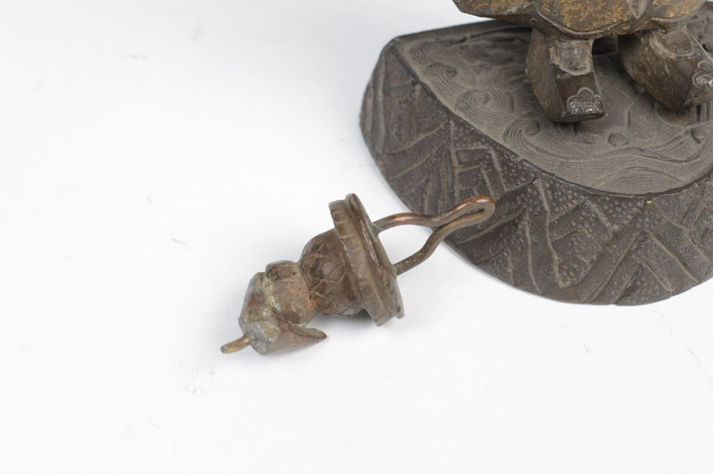 Early 20th Century Brass Daoist Immortals Figures