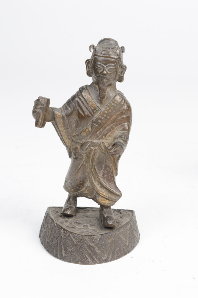 Early 20th Century Brass Daoist Immortals Figures