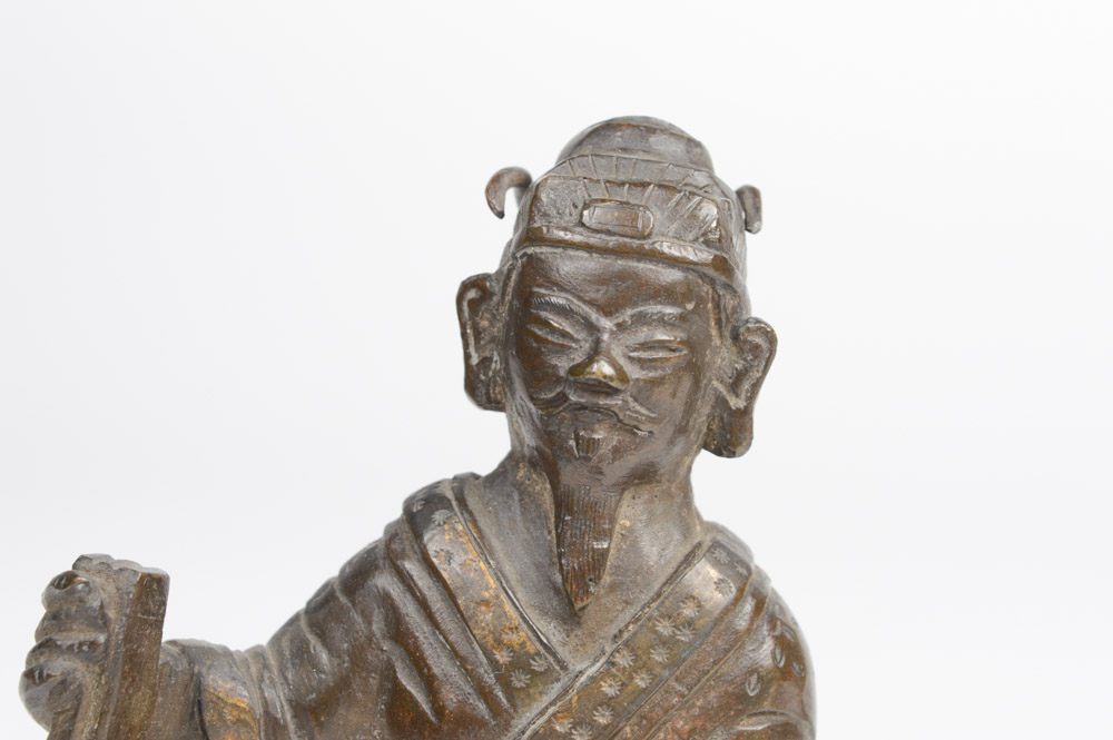 Early 20th Century Brass Daoist Immortals Figures