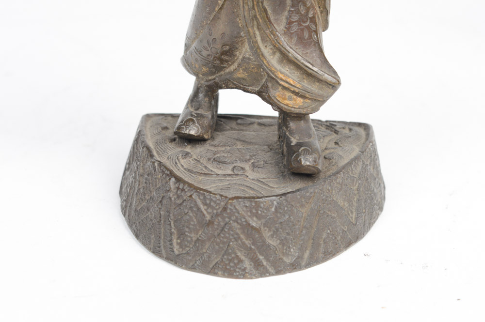 Early 20th Century Brass Daoist Immortals Figures