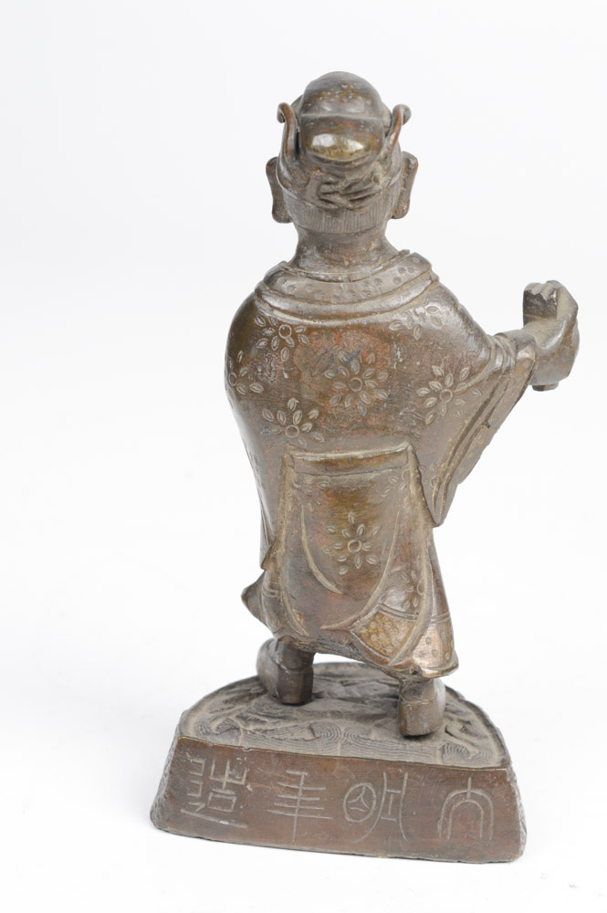 Early 20th Century Brass Daoist Immortals Figures