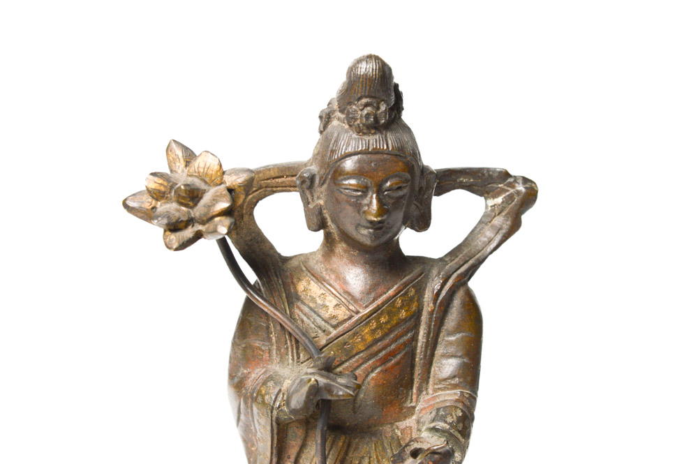 Early 20th Century Brass Daoist Immortals Figures