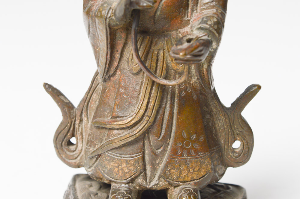 Early 20th Century Brass Daoist Immortals Figures