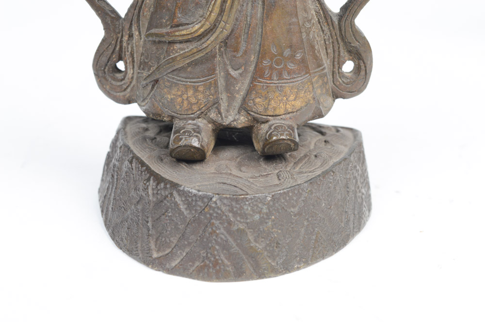 Early 20th Century Brass Daoist Immortals Figures