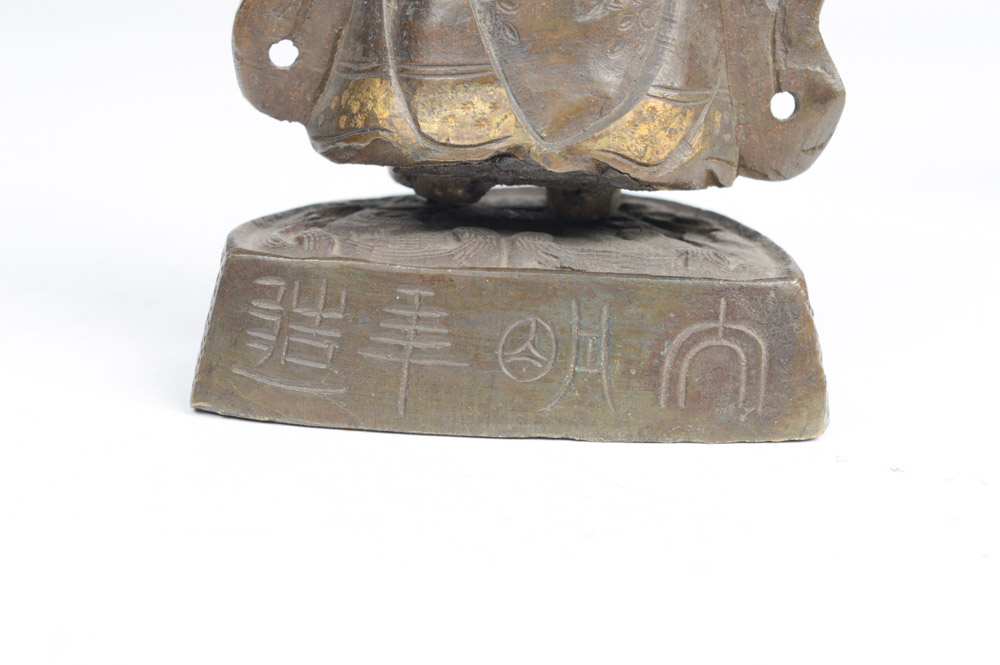 Early 20th Century Brass Daoist Immortals Figures