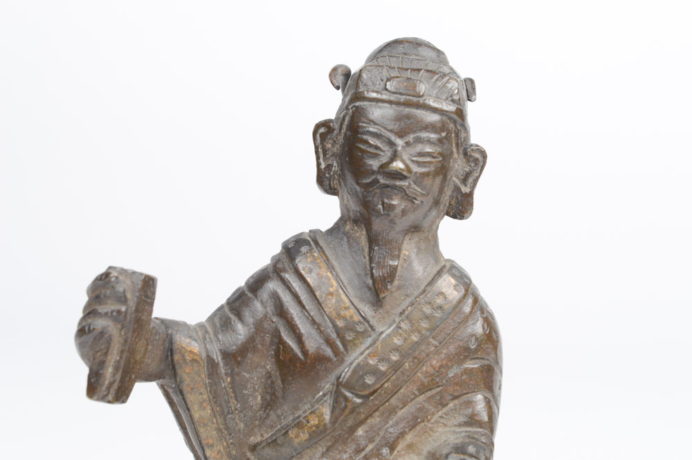 Early 20th Century Brass Daoist Immortals Figures