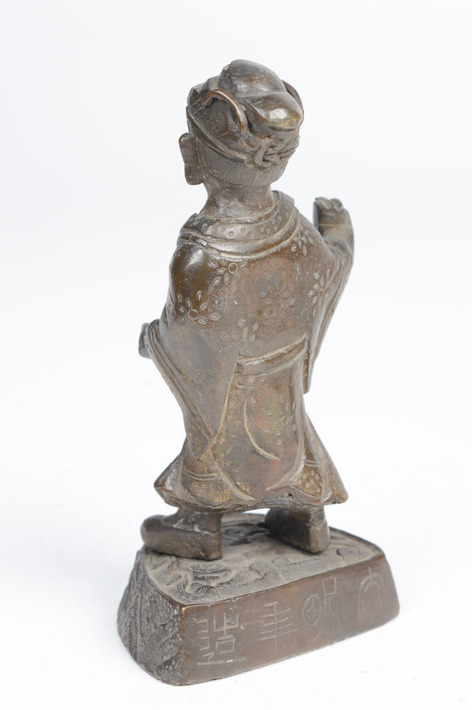 Early 20th Century Brass Daoist Immortals Figures