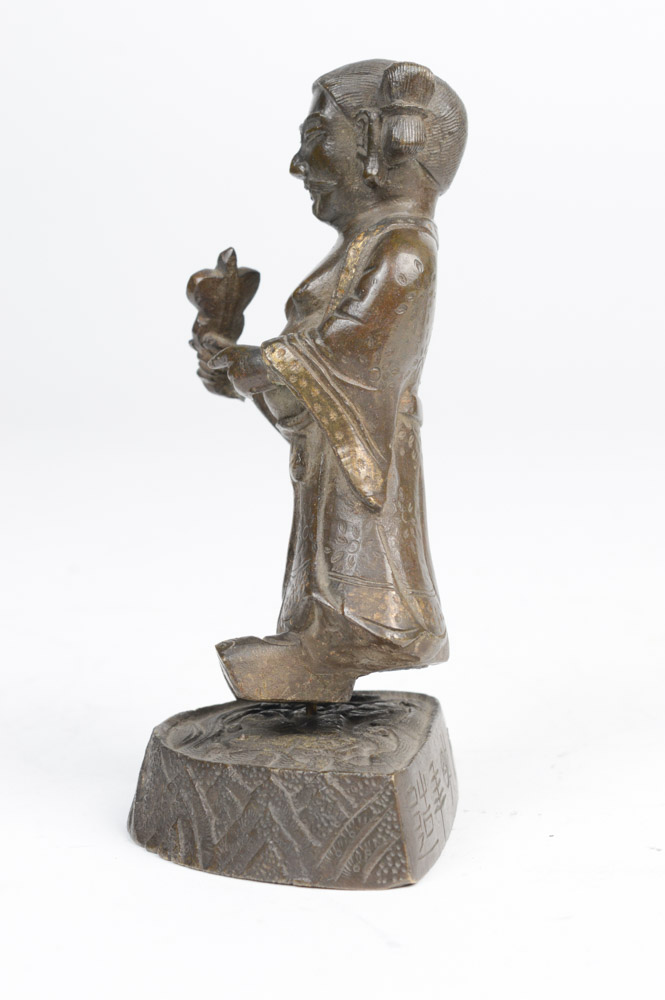 Early 20th Century Brass Daoist Immortals Figures