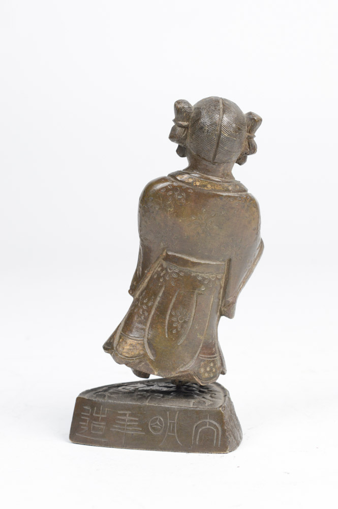 Early 20th Century Brass Daoist Immortals Figures