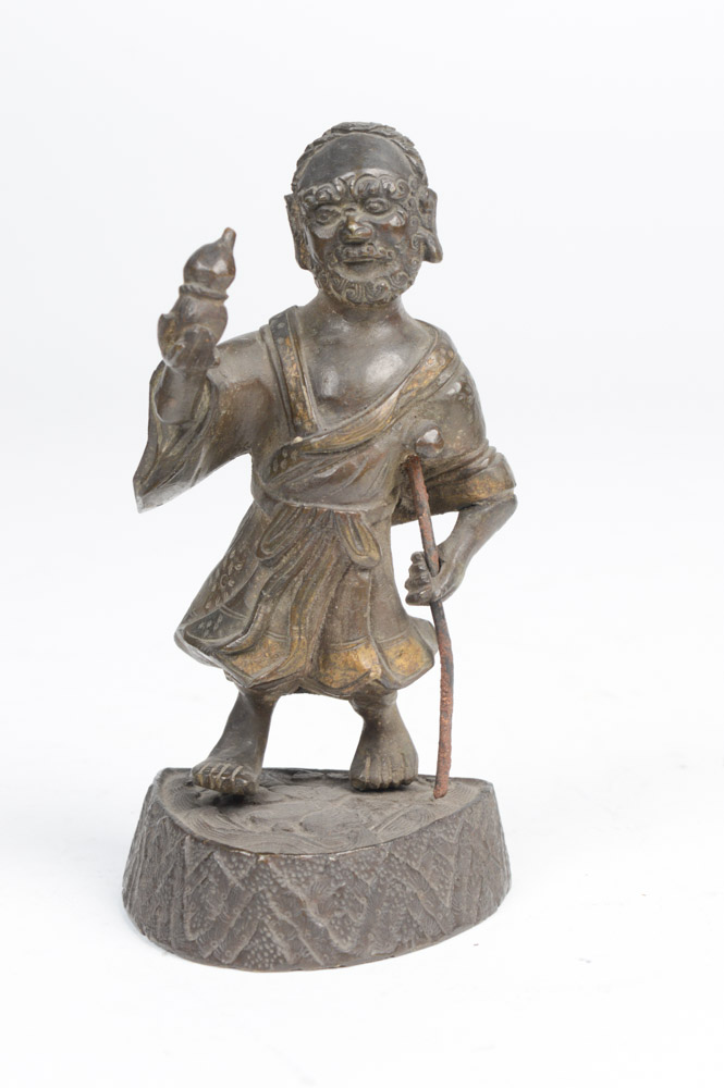 Early 20th Century Brass Daoist Immortals Figures