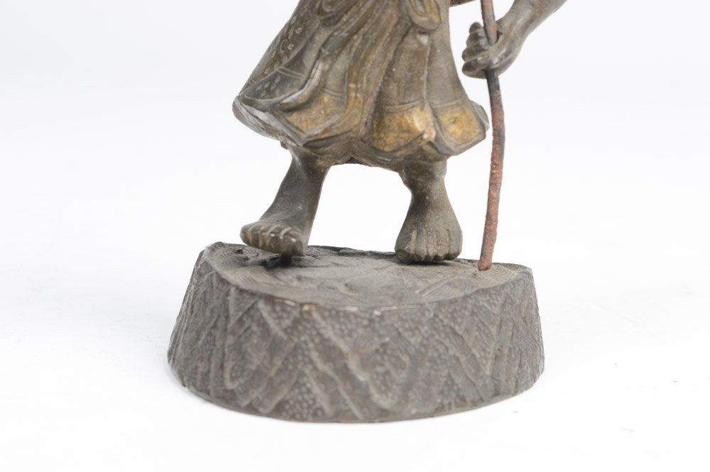 Early 20th Century Brass Daoist Immortals Figures