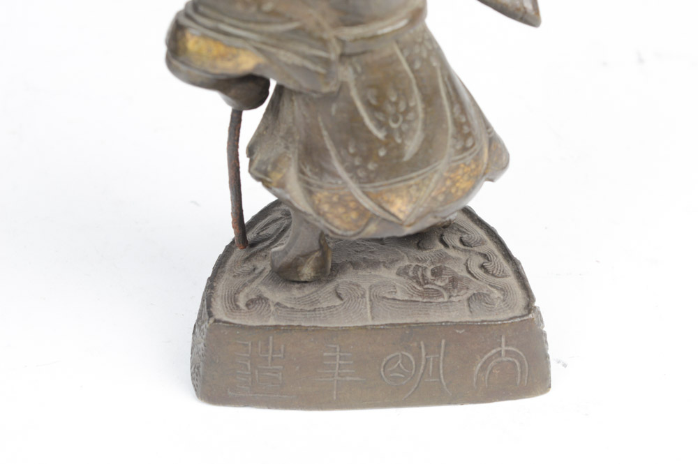 Early 20th Century Brass Daoist Immortals Figures