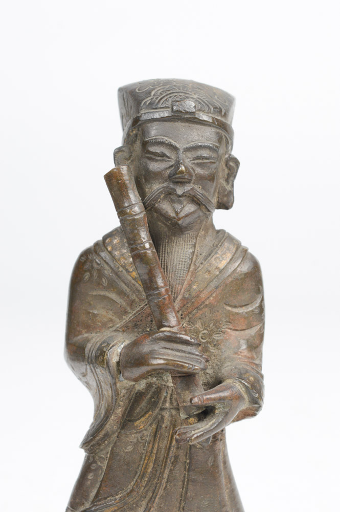 Early 20th Century Brass Daoist Immortals Figures