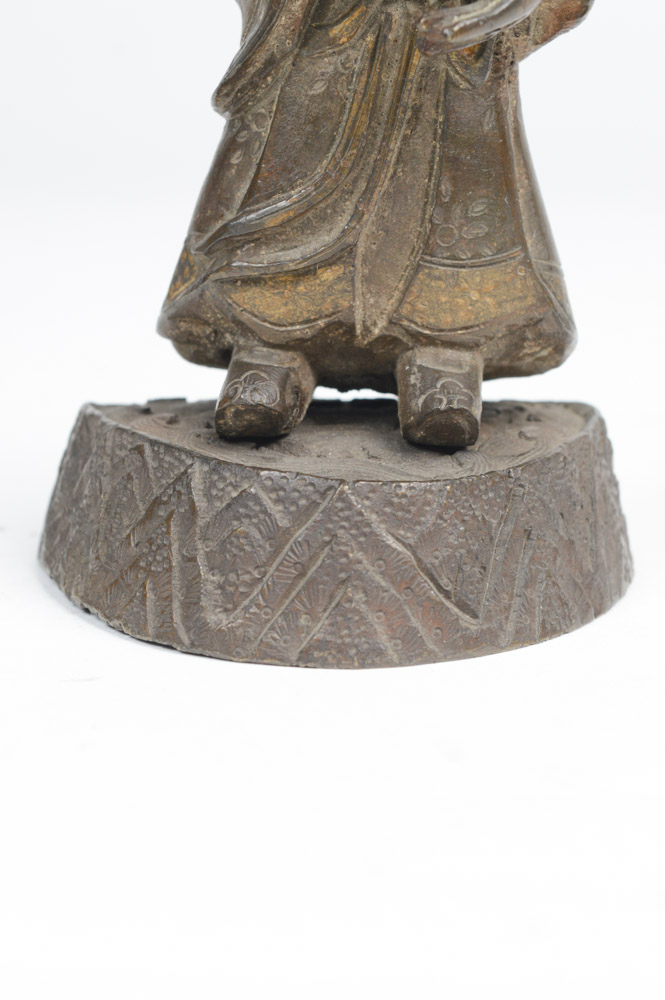 Early 20th Century Brass Daoist Immortals Figures