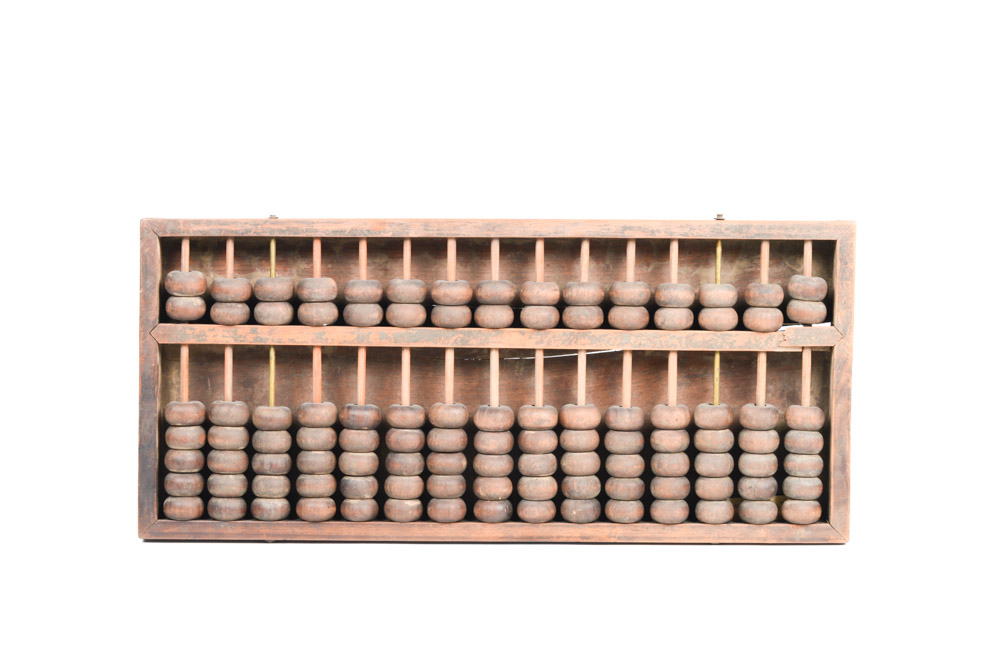 Antique Chinese Wooden Abacus