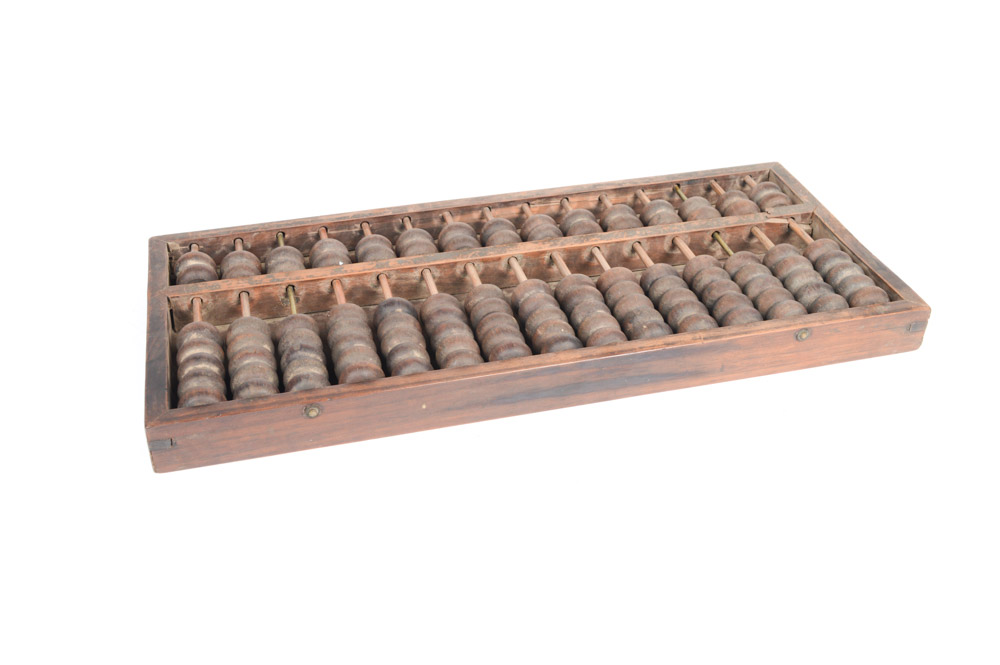 Antique Chinese Wooden Abacus