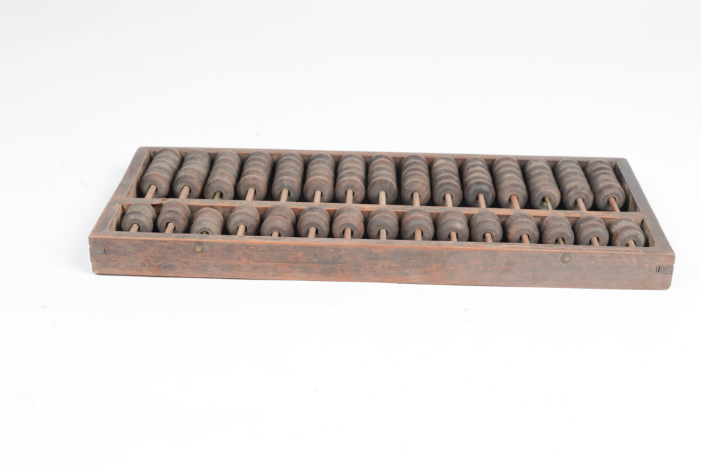 Antique Chinese Wooden Abacus