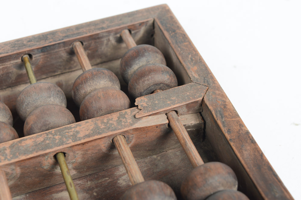 Antique Chinese Wooden Abacus