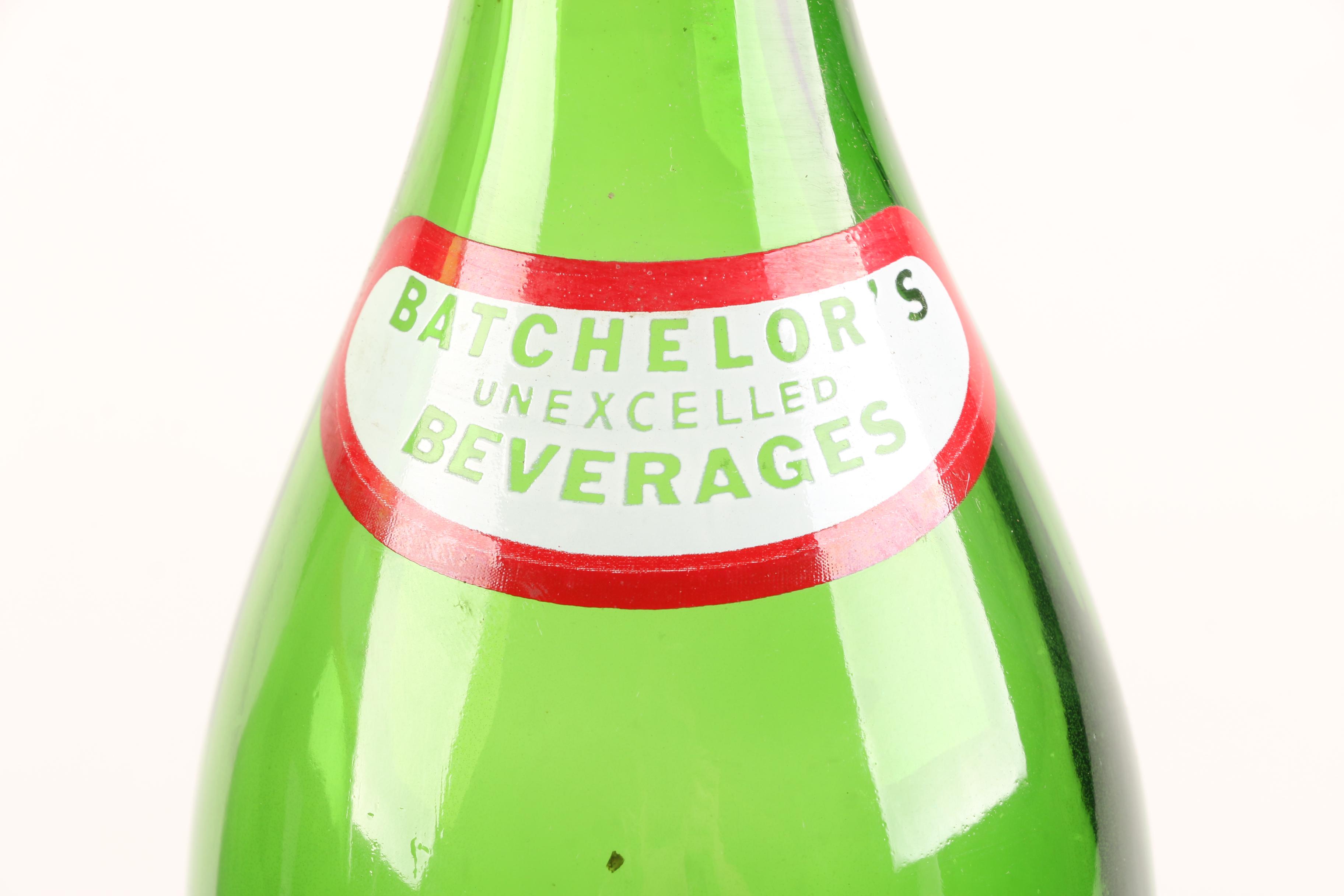 Collection of Vintage Batchelor's Soda Bottles