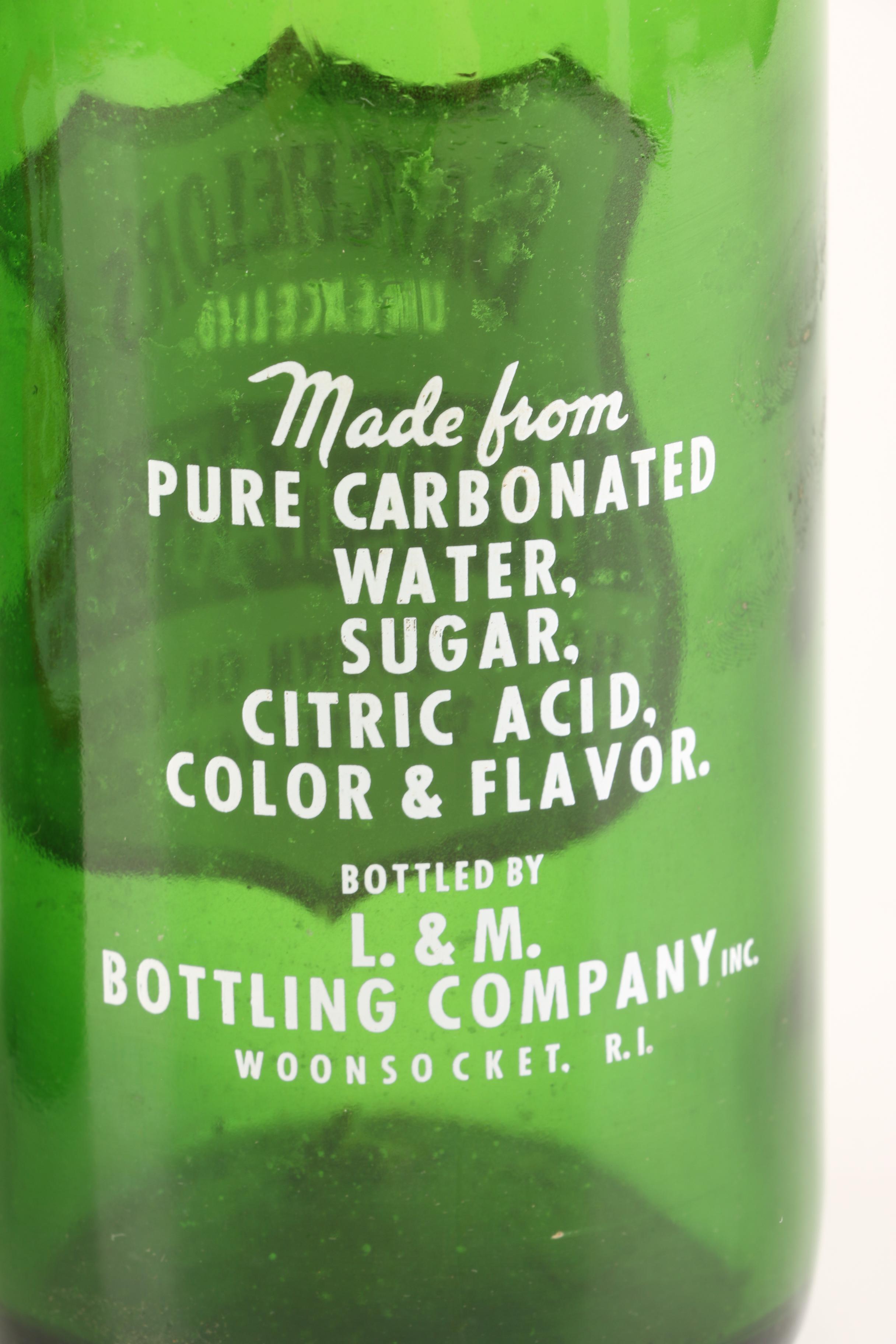 Collection of Vintage Batchelor's Soda Bottles