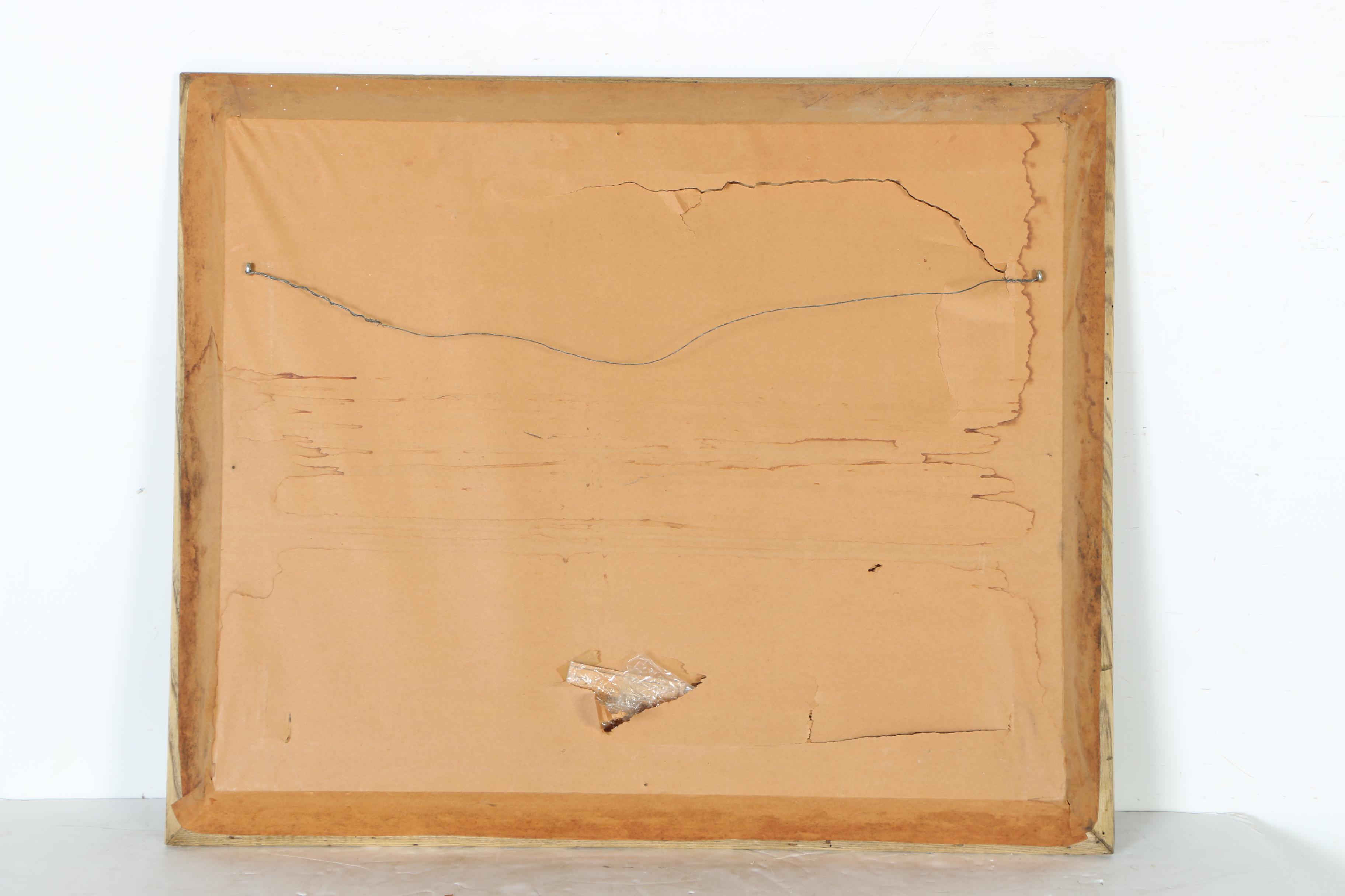 Maggie Hartnett Mid-Century Oil Painting of New Orleans Cityscape