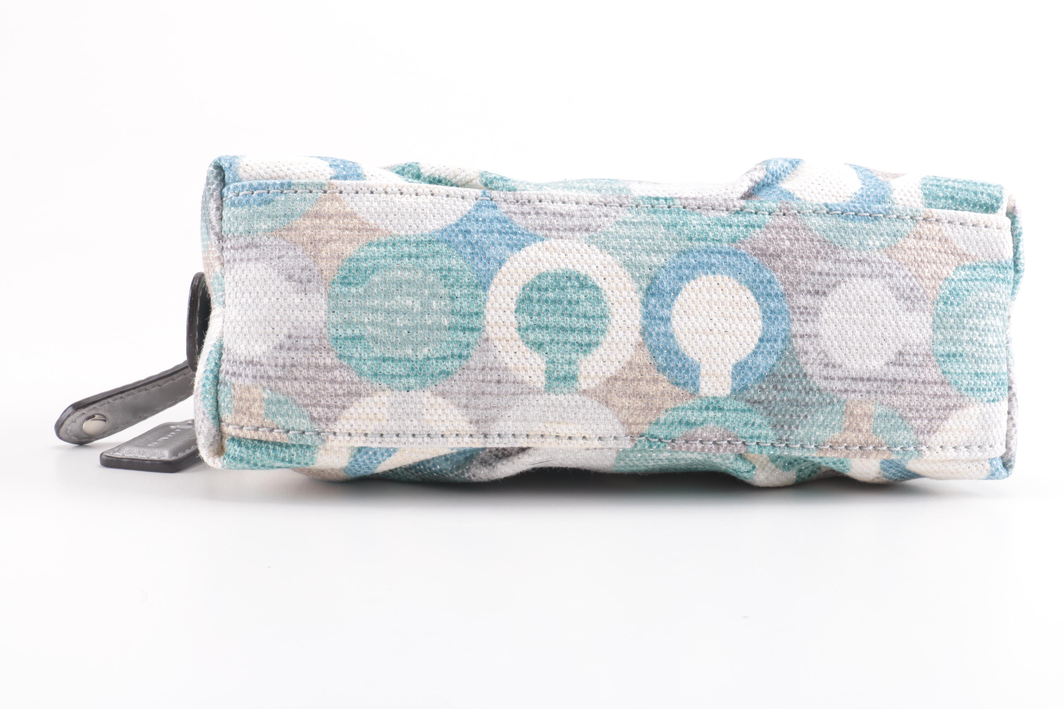 Coach Cosmetic Case and Matching Large Wristlet