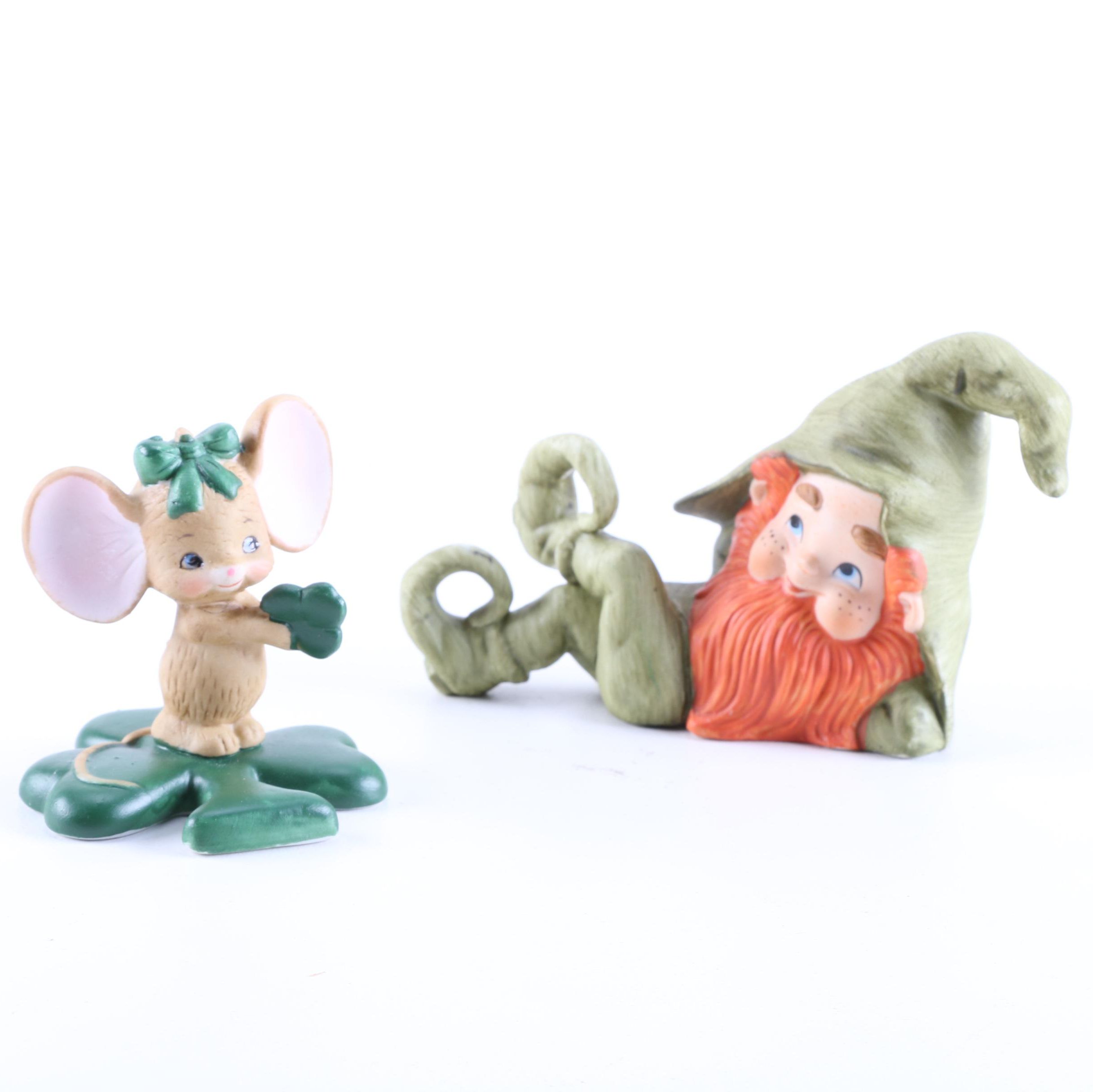 Lefton Hand Painted Irish Figurines