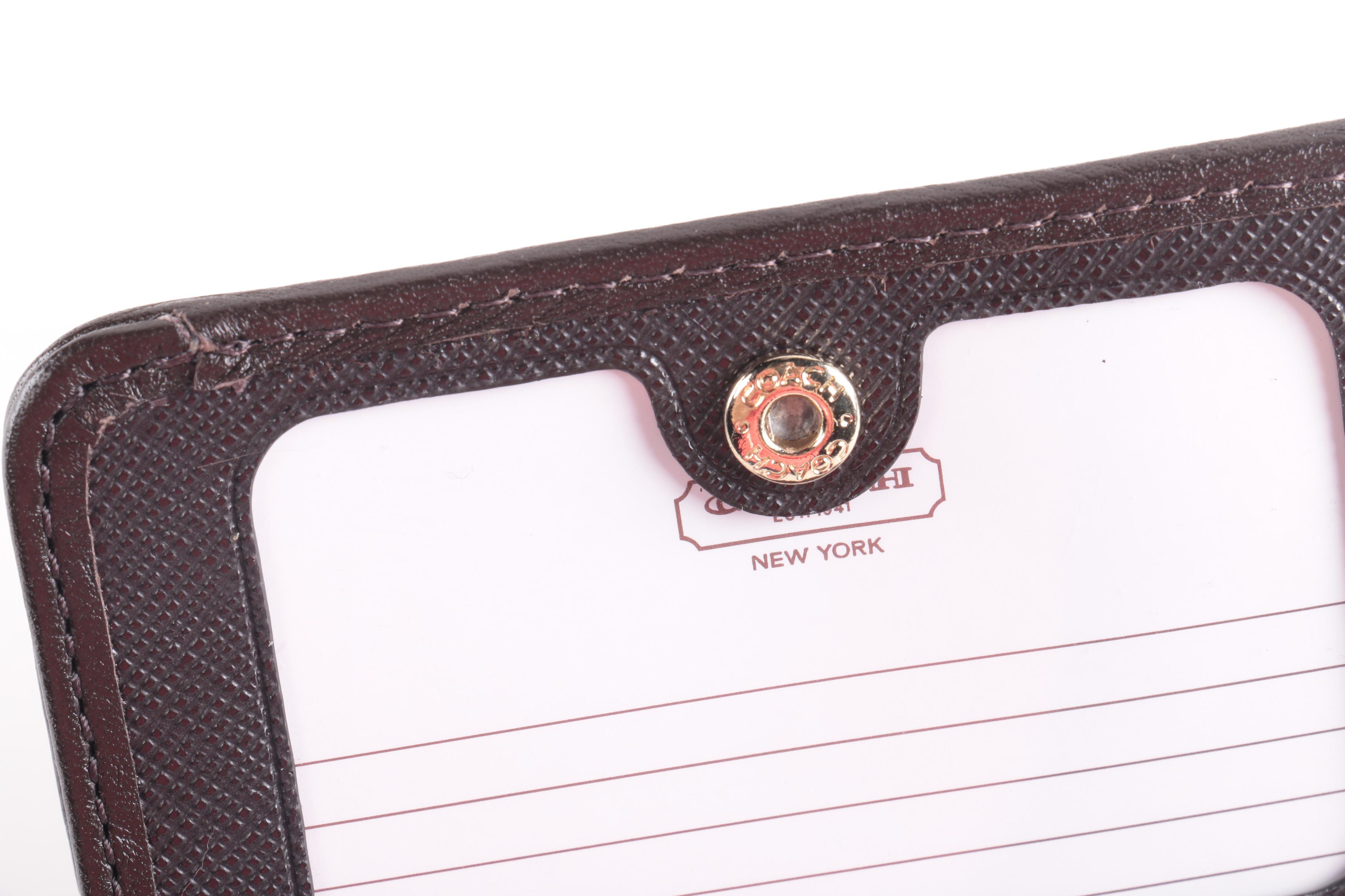 Collection of Coach Madison Brown Zebra Print Accessories