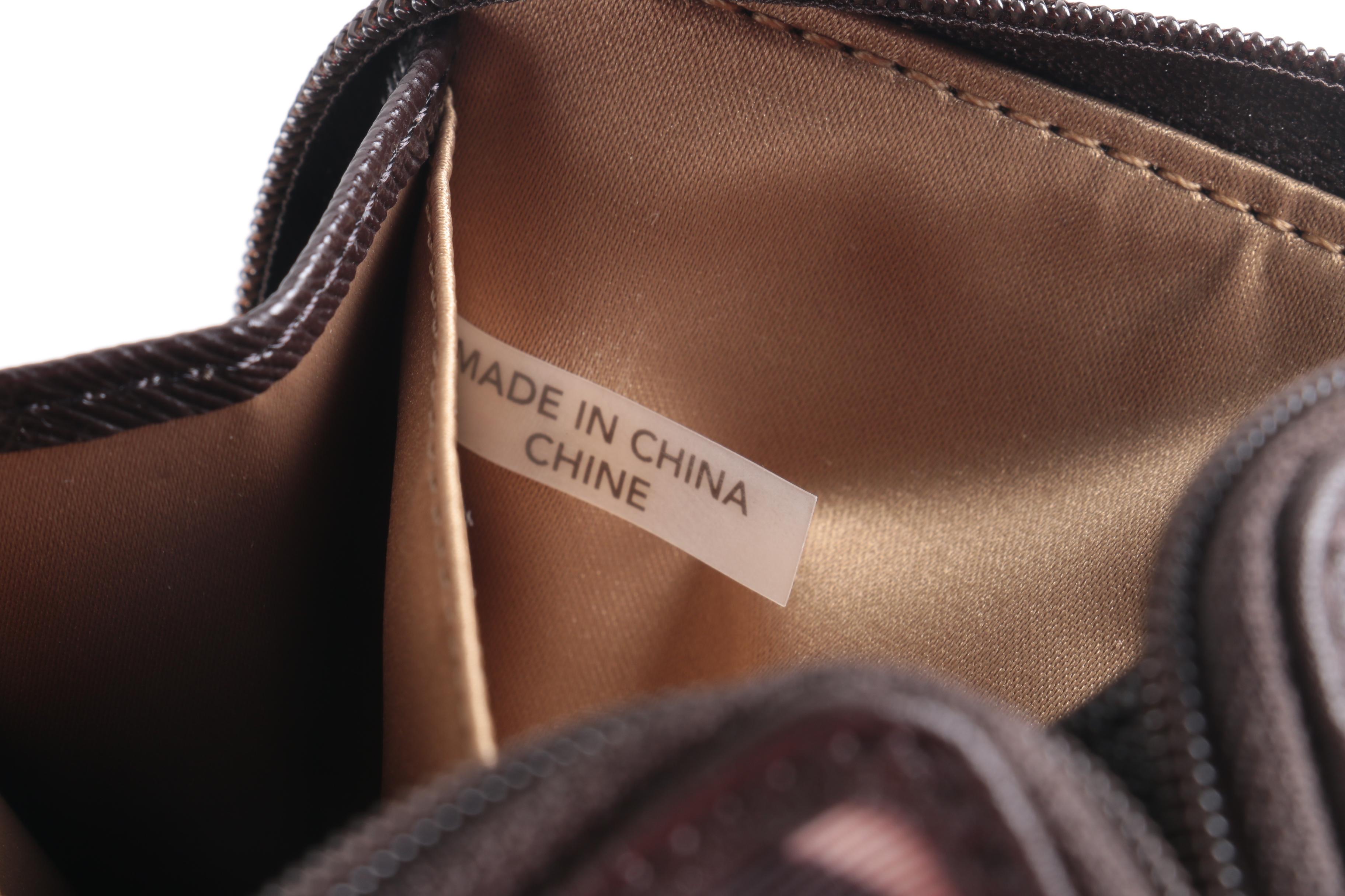 Collection of Coach Madison Brown Zebra Print Accessories