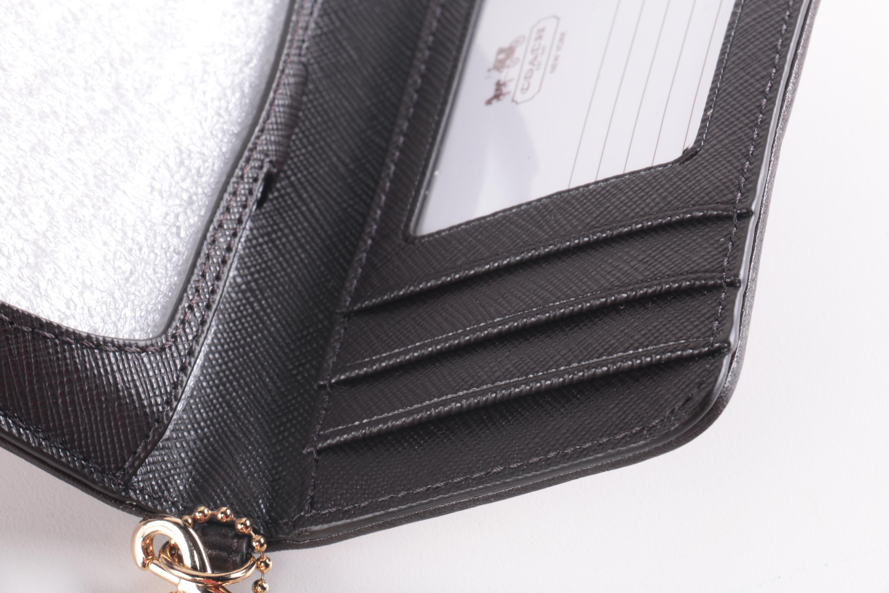 Collection of Coach Madison Brown Zebra Print Accessories