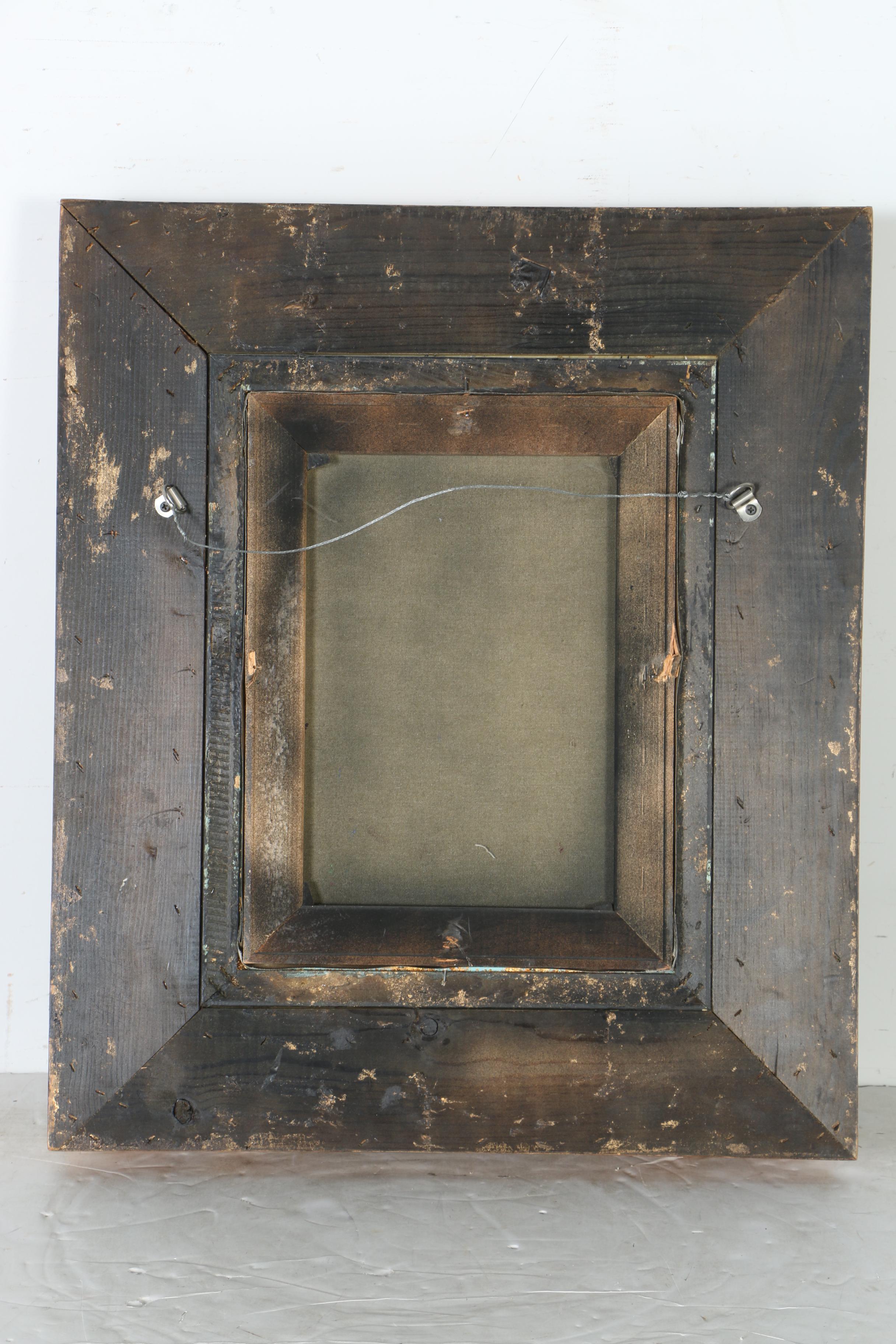 Oil Painting on Canvas of an Arrangement of Pink Roses