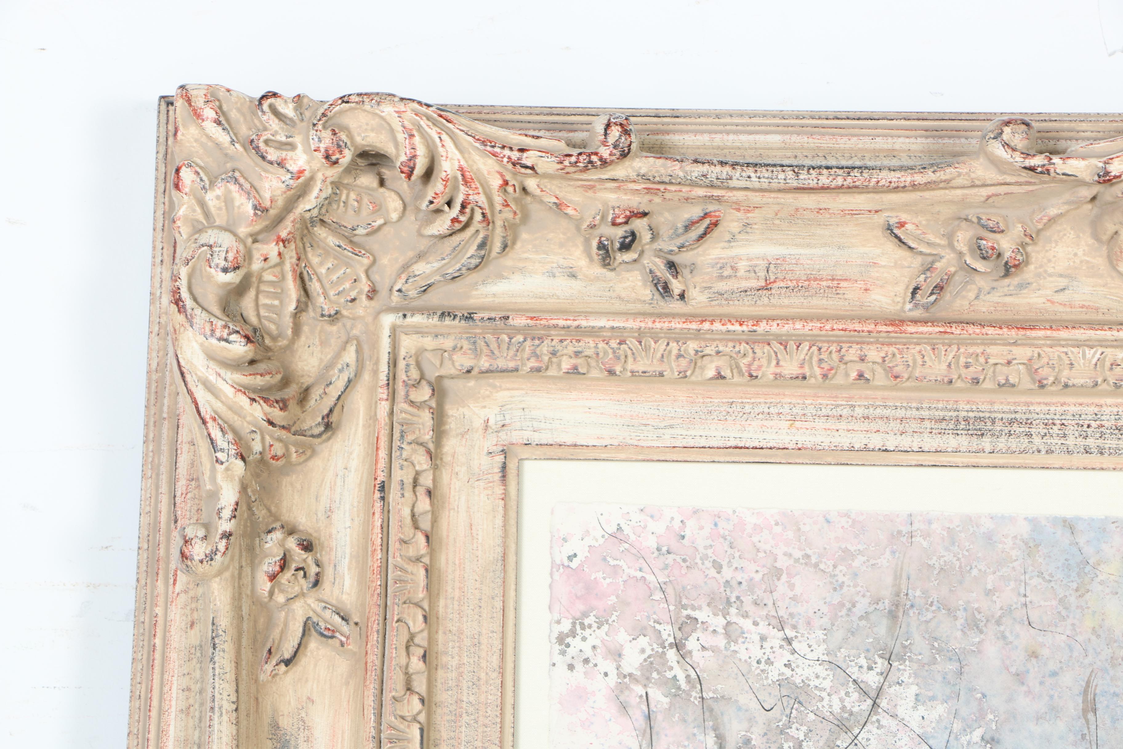 1996 Anna Sandhu Ray Watercolor on Paper of a Winding Stream