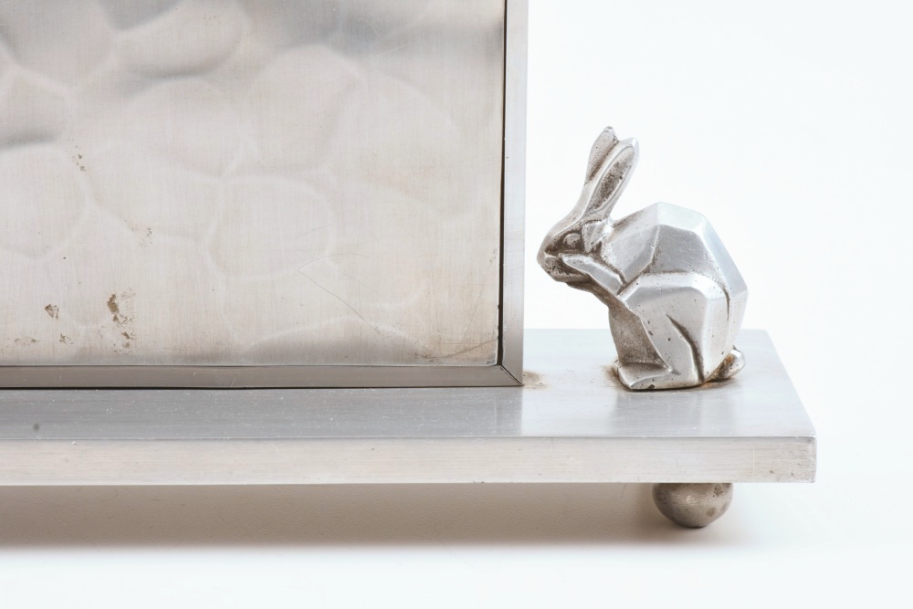 Art Deco Machinist Art Aluminum Frame by Palmer Smith