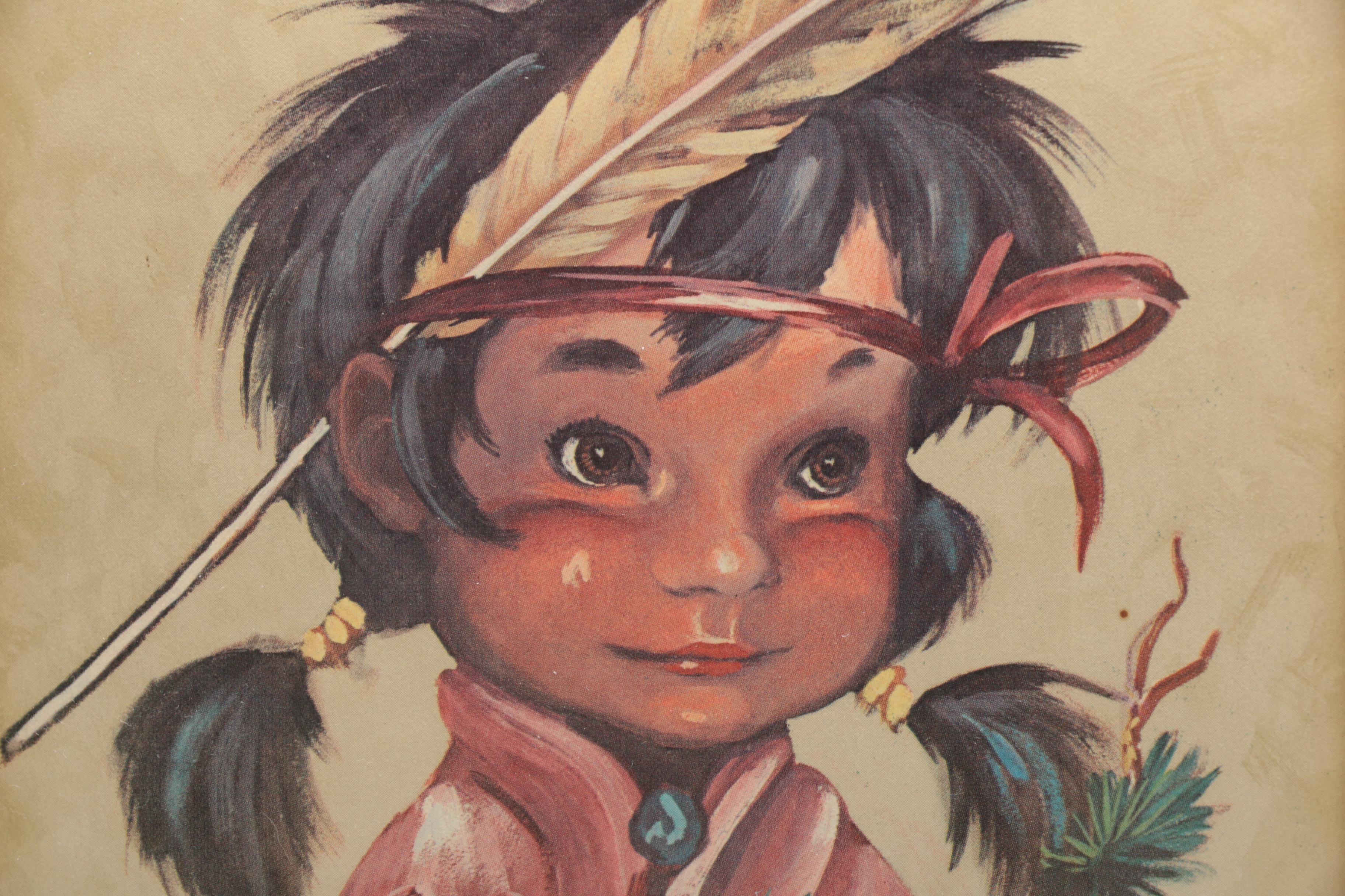 Pair of Monte Monteague Offset Lithographs on Paper