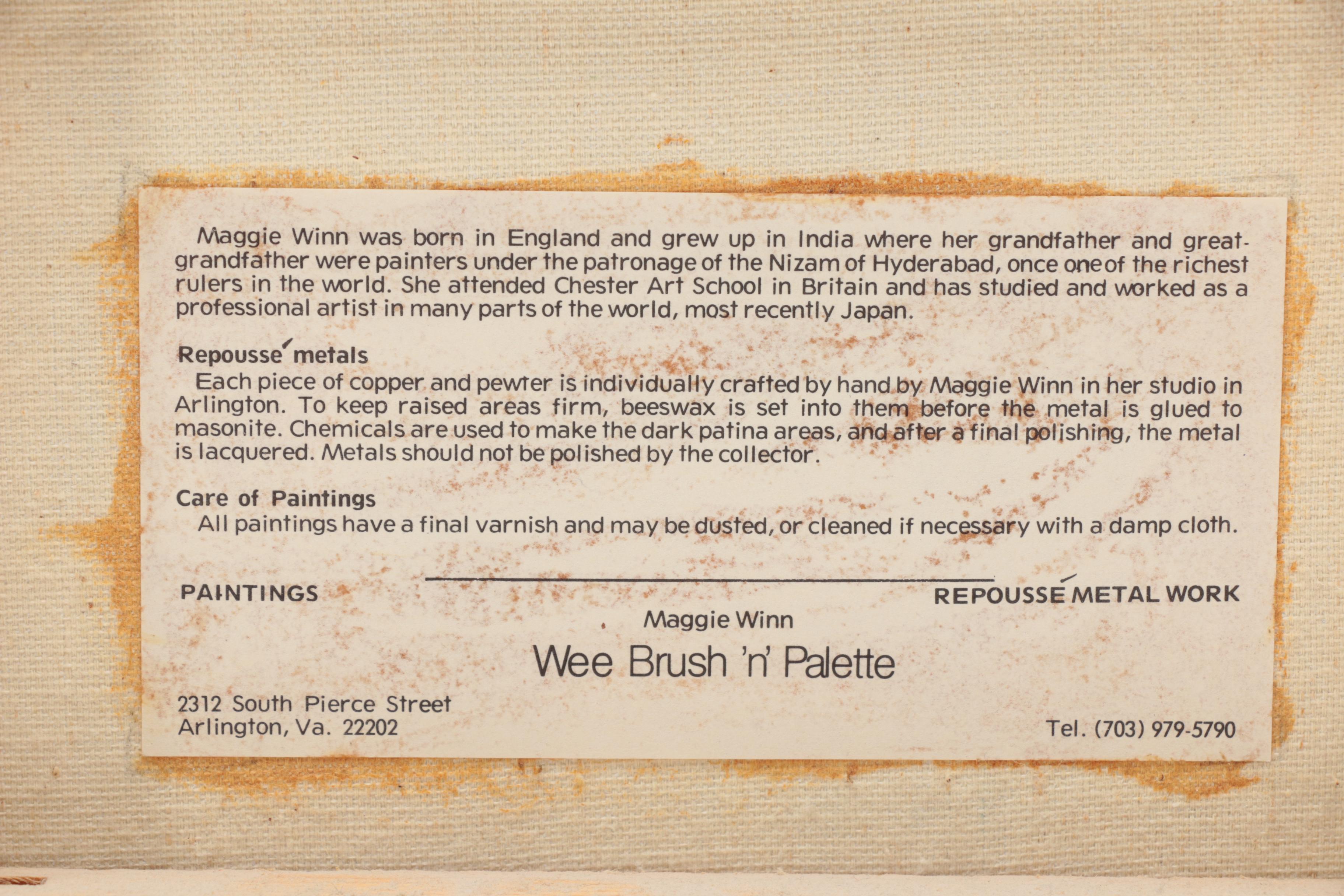 Maggie Winn Oil Painting Floral Still Life