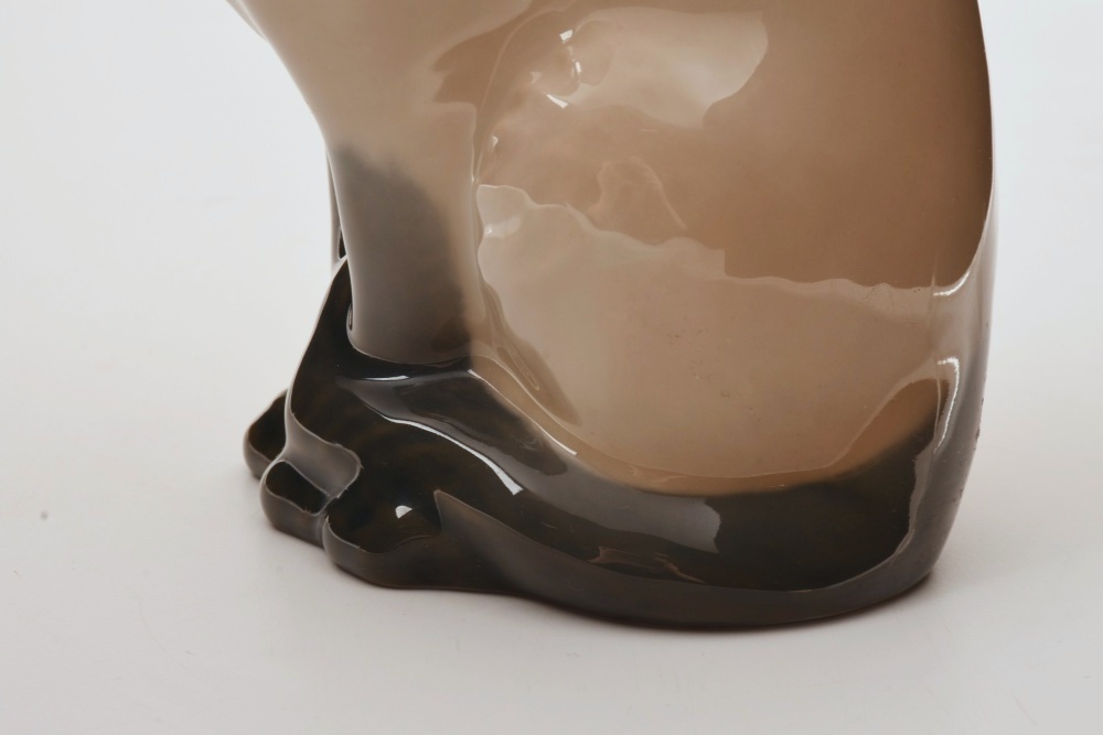 Royal Copenhagen Porcelin "Sitting Siamese Cat" By Th. Madsen