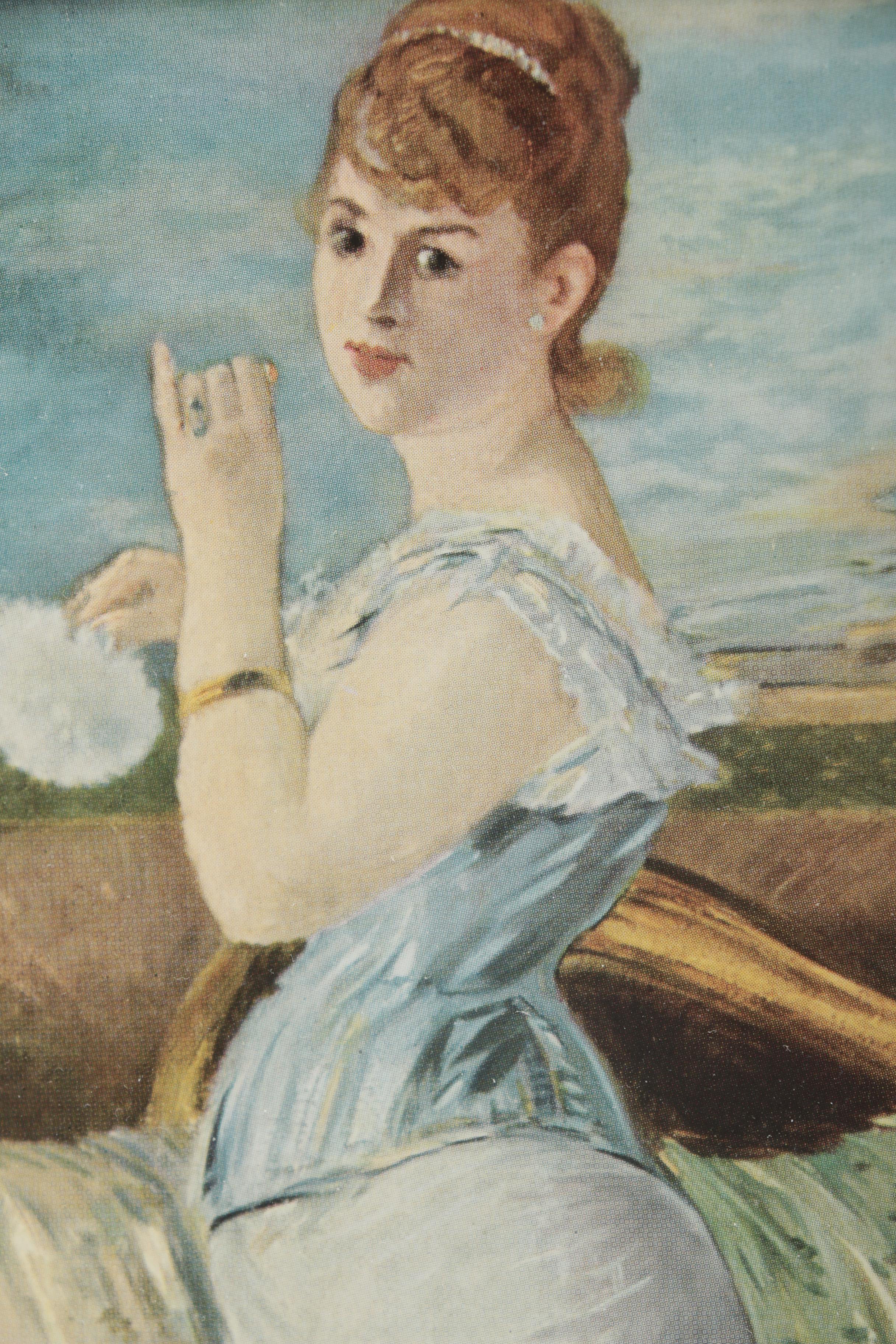 Offset Lithographs After Manet's "Nana" and Lautrec's "La Toilette"