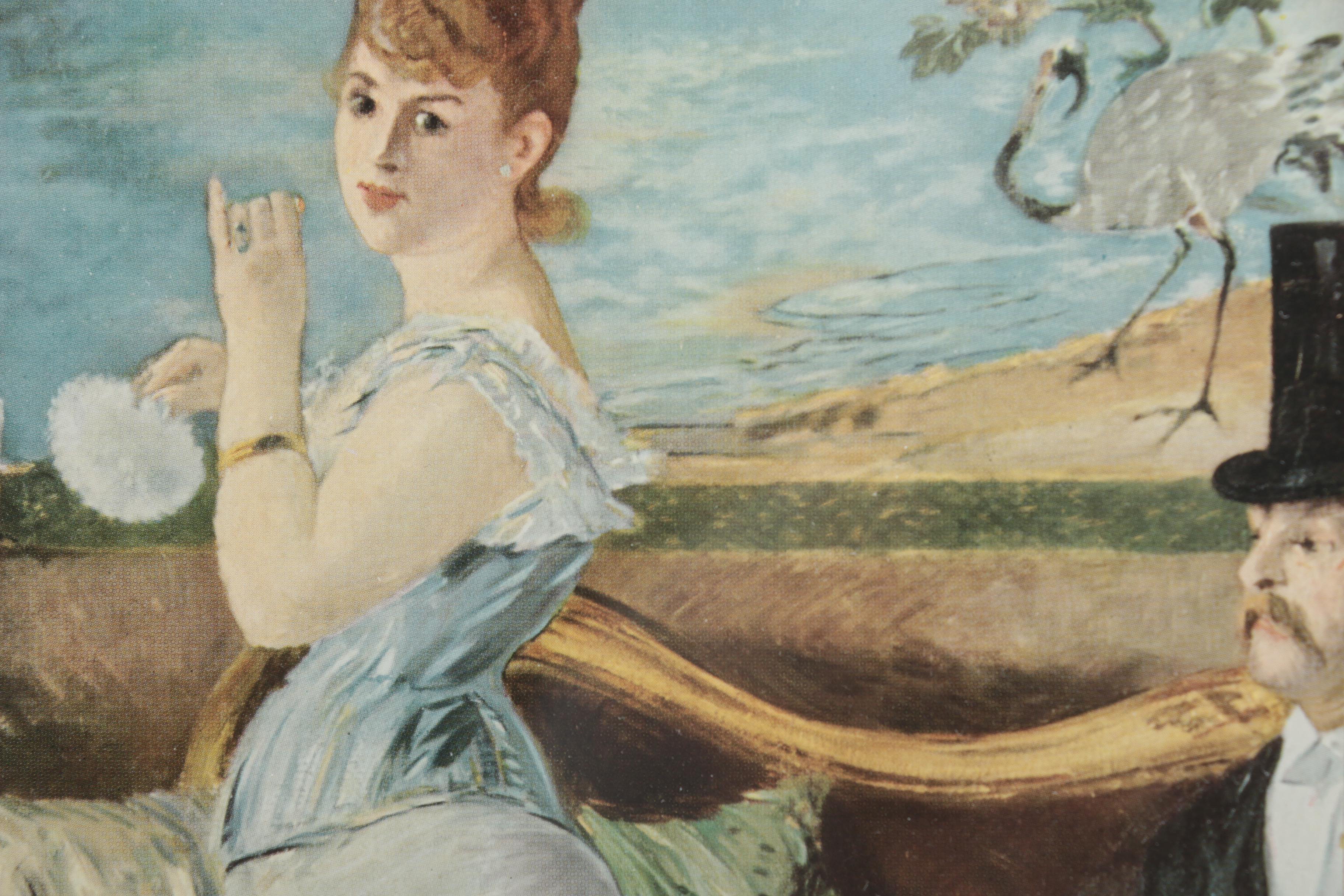 Offset Lithographs After Manet's "Nana" and Lautrec's "La Toilette"