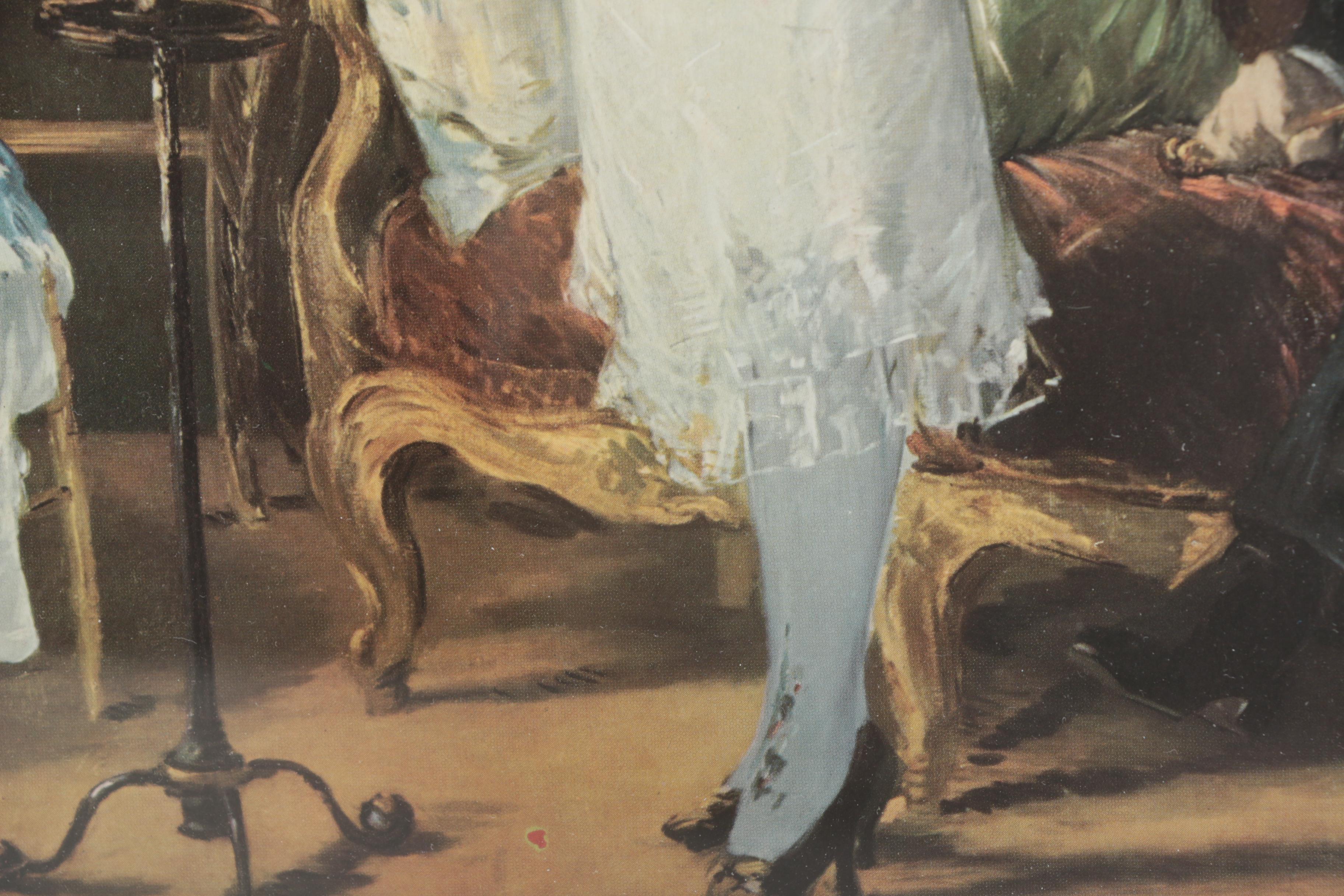 Offset Lithographs After Manet's "Nana" and Lautrec's "La Toilette"