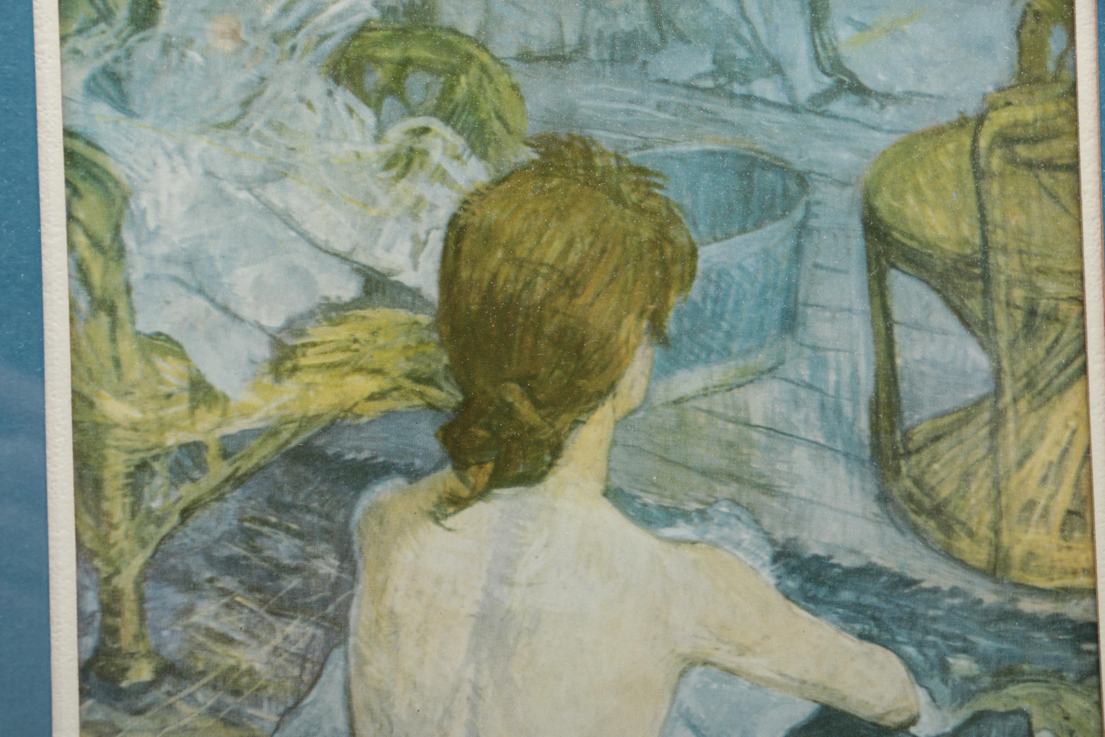 Offset Lithographs After Manet's "Nana" and Lautrec's "La Toilette"