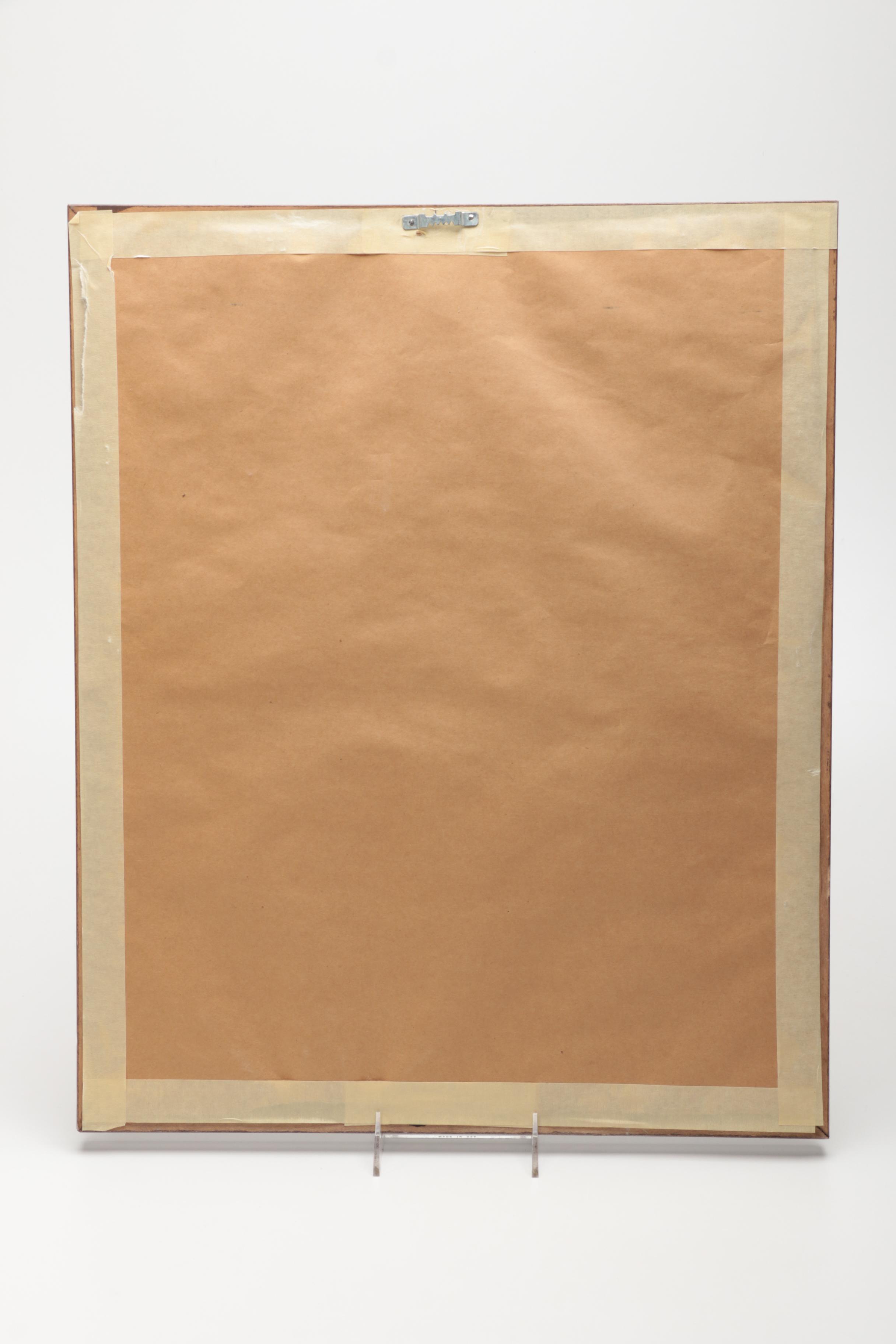 Offset Lithograph on Paper Portrait of Man