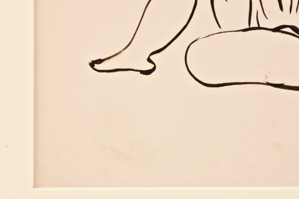 Original Edgar Yaeger Ink Drawing