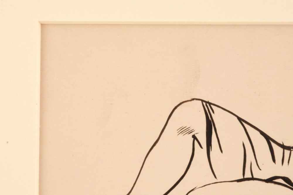 Original Edgar Yaeger Ink Drawing