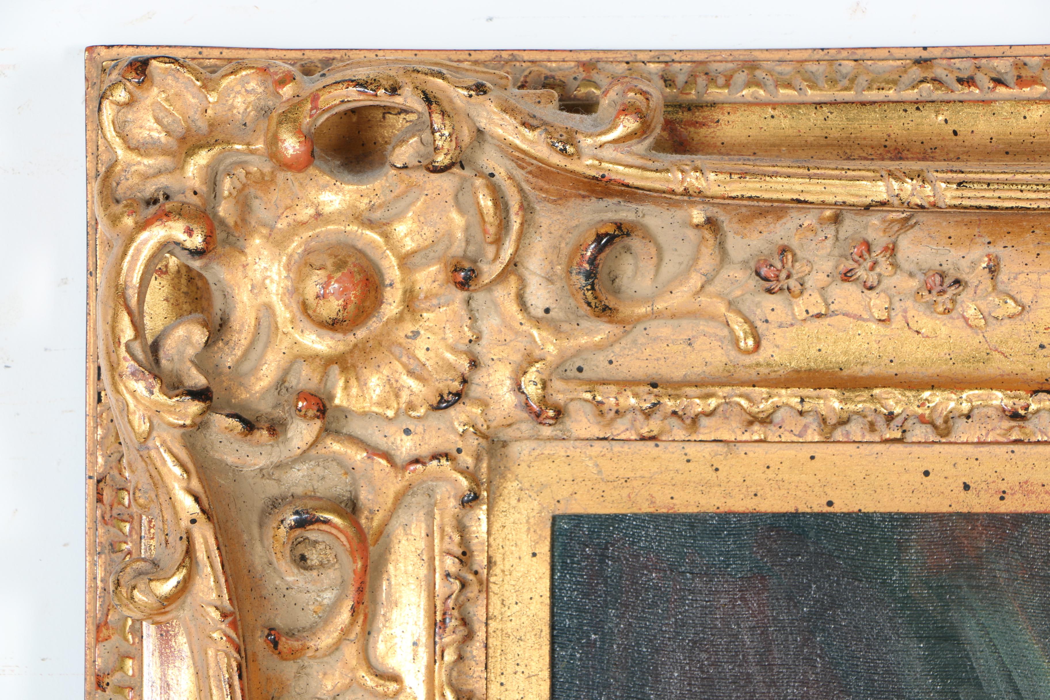 Oil Painting on Canvas of a Red and Green Still Life